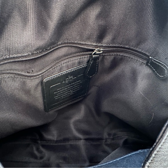 Coach Edie Studded Leather Shoulder Bag - Picture 9 of 12